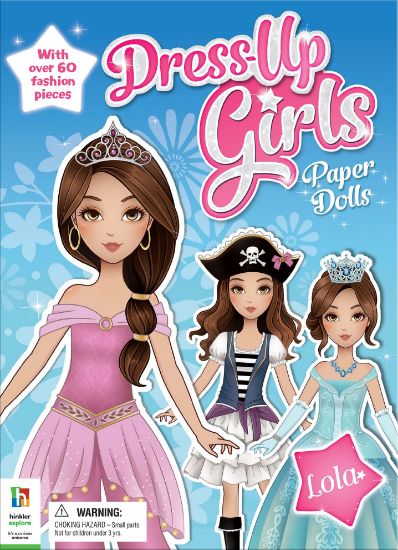Picture of DRESS-UP GIRLS PAPER DOLLS-LOLA