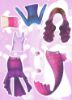 Picture of DRESS-UP GIRLS PAPER DOLLS-LOLA