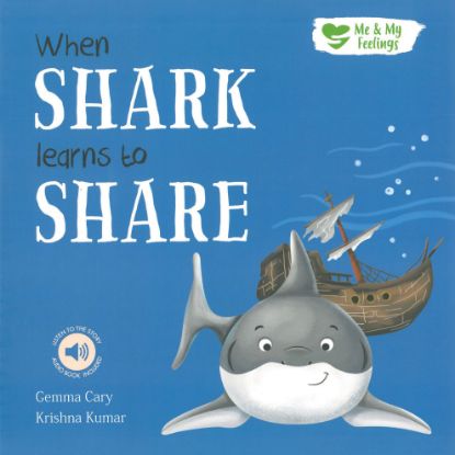 Picture of SQUARE PAPERBACK ME AND MY FEELINGS-WHEN SHARK LEARNS TO SHARE