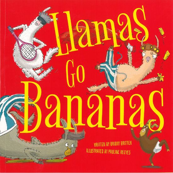 Picture of PICTURE BOOK FLATS-LLAMAS GO BANANAS