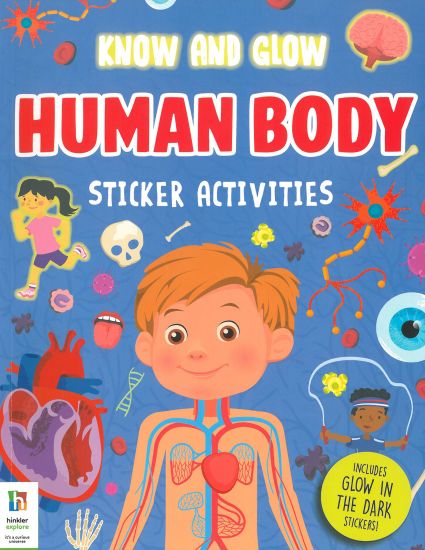 Picture of KNOW AND GLOW STICKER ACTIVITIES GLOW IN THE DARK-HUMAN BODY