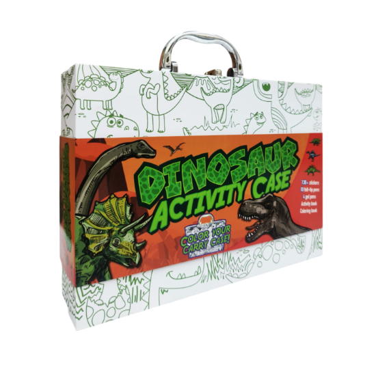 Picture of COLOR YOUR CARRY CASE ACTIVITY CASE-DINOSAUR