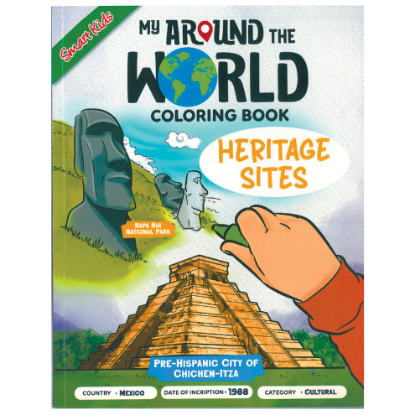 Picture of SMART KIDS MY AROUND THE WORLD COLORING BOOK-HERITAGE SITES